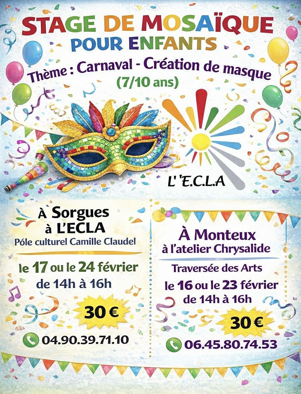 STAGE MOSAIQUE ENFANT